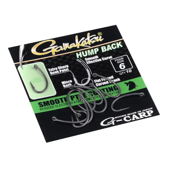 Carlige Gamakatsu G-carp Hump Back 10buc/pl Nr 4