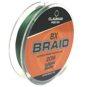 Fir Textil Claumar Pescar 8x Super Braid Strong 20m 15.0kg 0.14mm