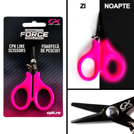 Foarfeca De Pescuit Cpk Braid Scissors, Pink, 1buc/pac
