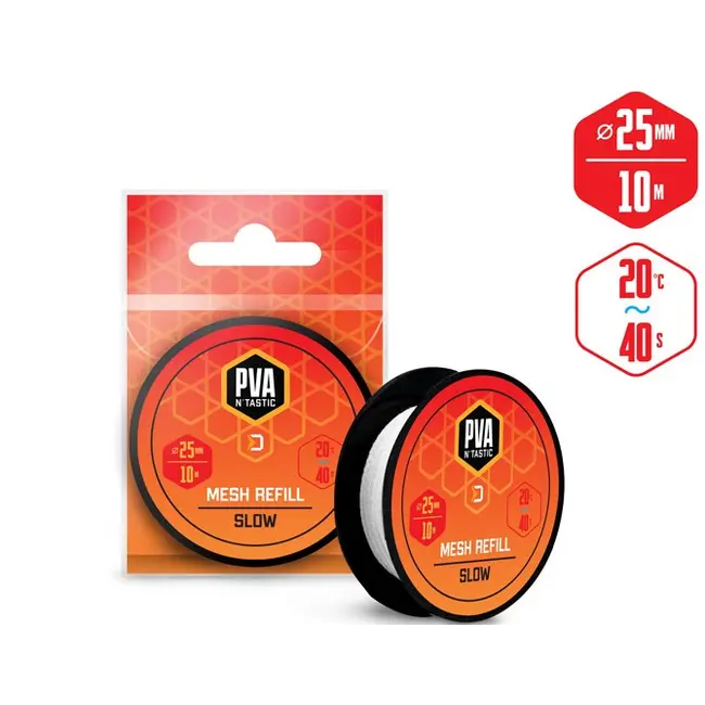 Rezerva Plasa Solubila Delphin PVA n'Tastic,Lungime 10m,Diametru 35mm