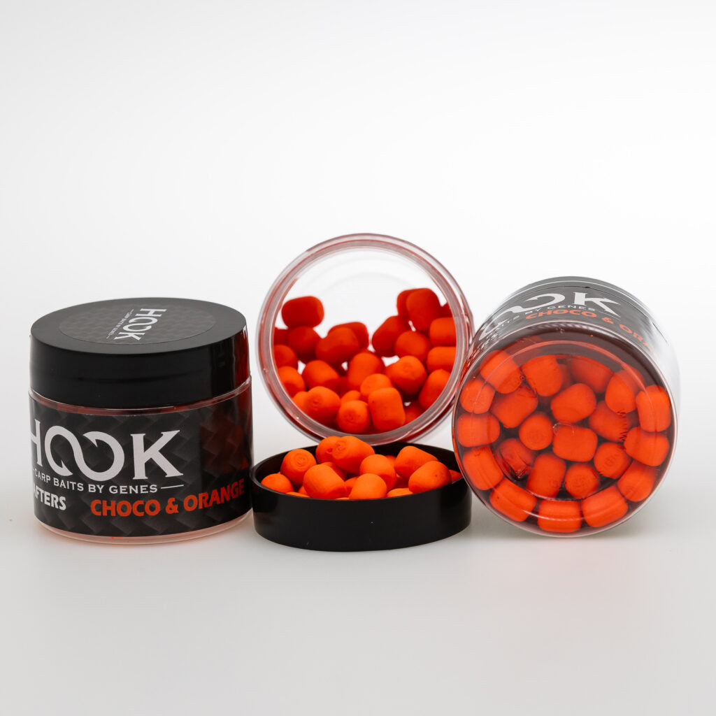 HOOK DUMBELL WAFTERS 8mm (50ml) – CHOCO & ORANGE