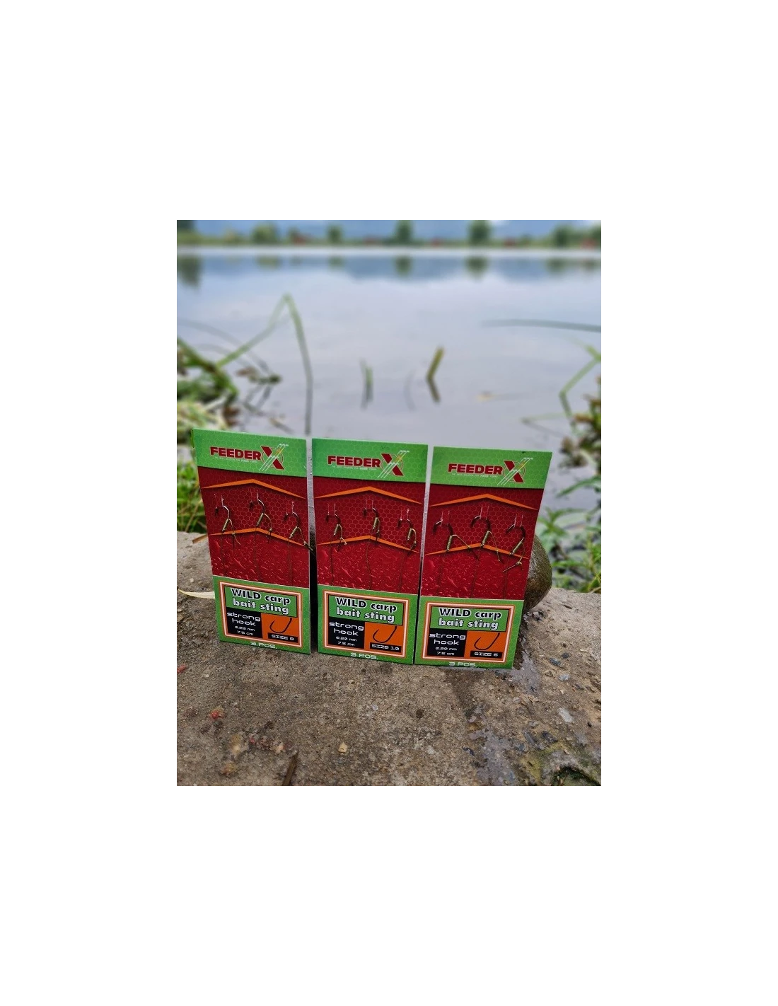 FeederX - Carlige legate FeederX Wild Carp Hook Bait Sting nr.8