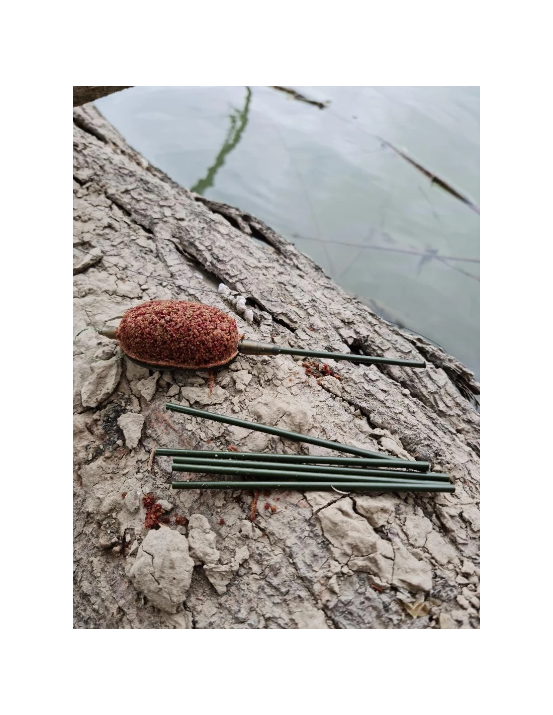 FeederX - Long Cast Tube verde/maro