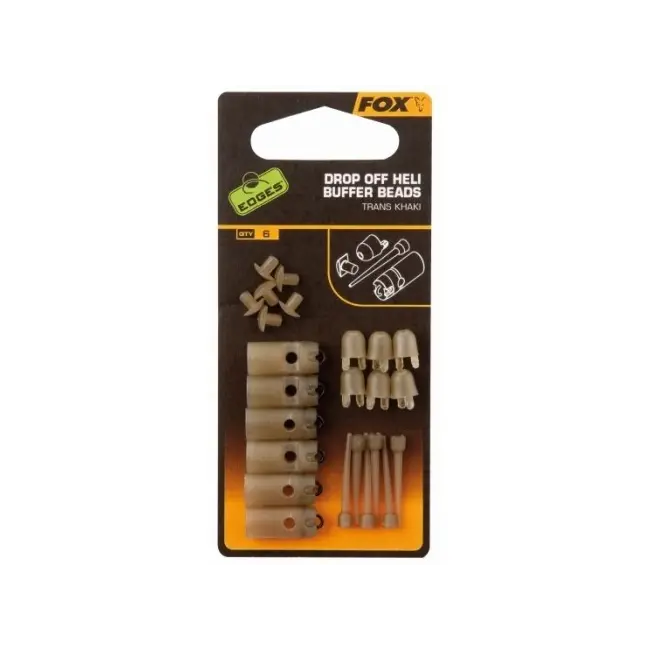 Kit Montura FOX Drop Off Heli Buffer Beads, 4x6buc/plic