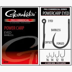 Carlige Gamakatsu Pro Commercial Power Carp Eyed, 10buc/plic nr.12