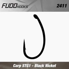 Carlige Fudo Carp STG1, Black Nickel nr.4