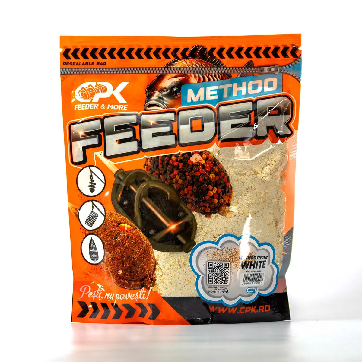 CPK GROUNDBAIT METHOD FEEDER WHITE 900g