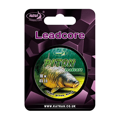 Katran Leadcore PITON camo green/black 45lb