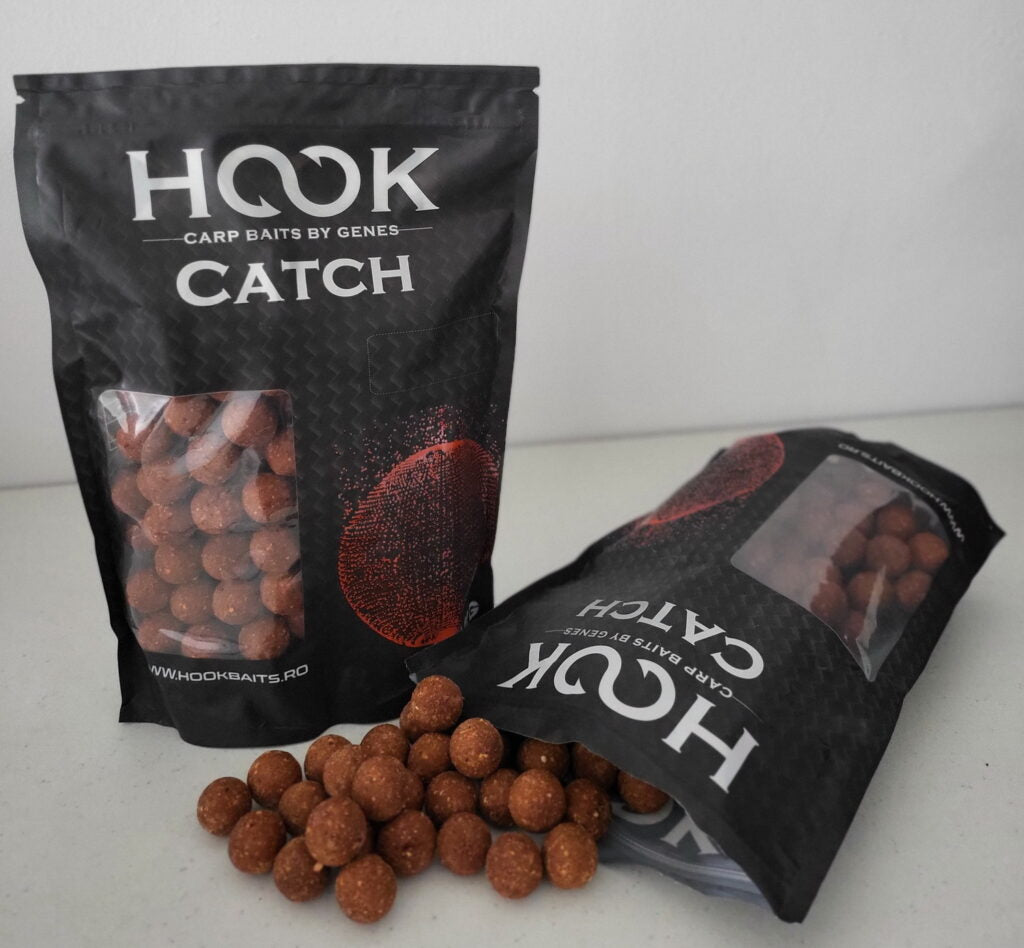 HOOK Boilies FISHMEAL CATCH SEMISOLUBIL 20MM 1KG TIGERNUTS & FISH