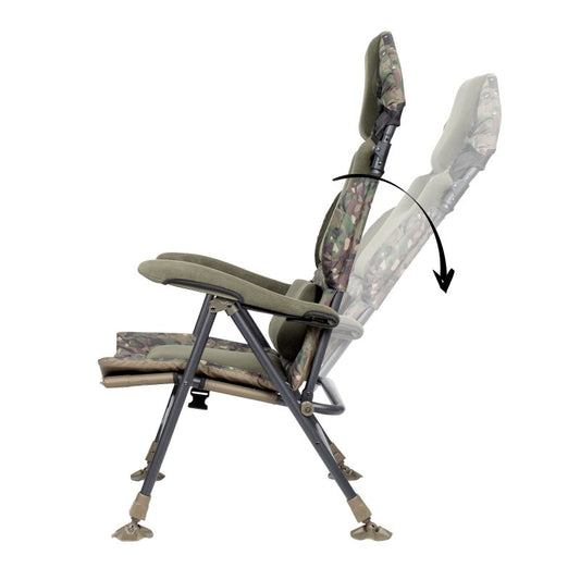 Scaun Trakker Levelite Camo Longback Recliner