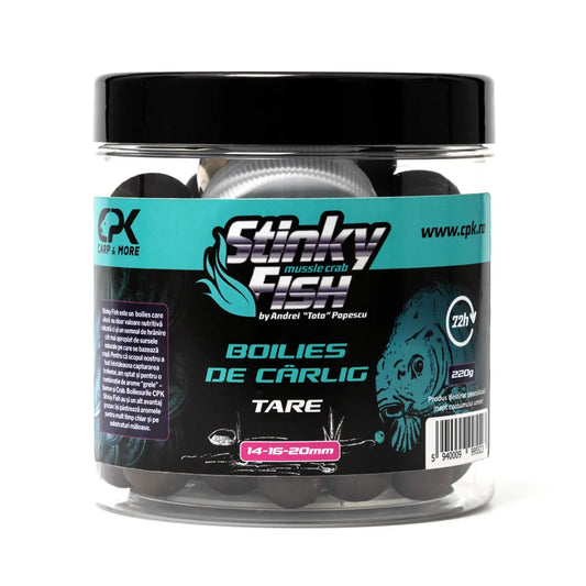 CPK BOILIES CARLIG STINKY FISH 14 & 16 & 20mm 250g