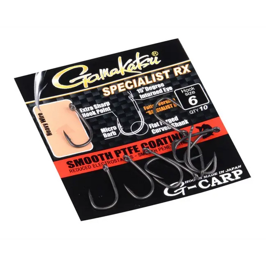Carlige Gamakatsu G-carp Specialist Rx Nr 8 / 10buc Per Plic