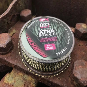 Fir Textil Cpk Xtra Supple Hooklink Sinking, Green/black, 15lb