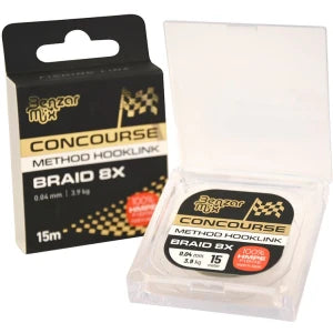 Fir Textil Benzar Braided Hooklink X8, 12.2kgkg, 0.12mm, 15m