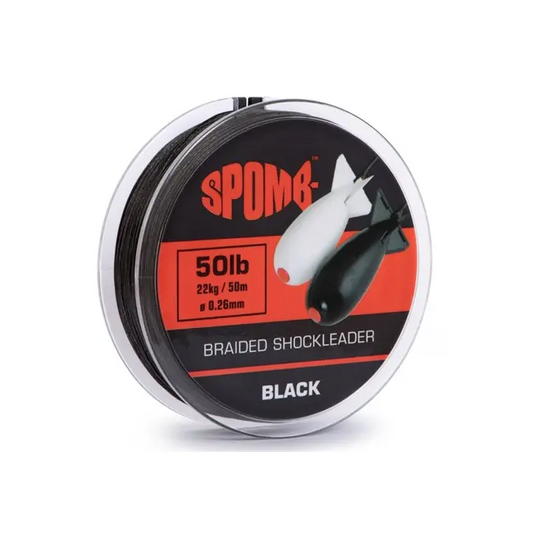 Fir Textil Inaintas Spomb Braided Shockleader, Black, 0.26mm, 22kg, 50m
