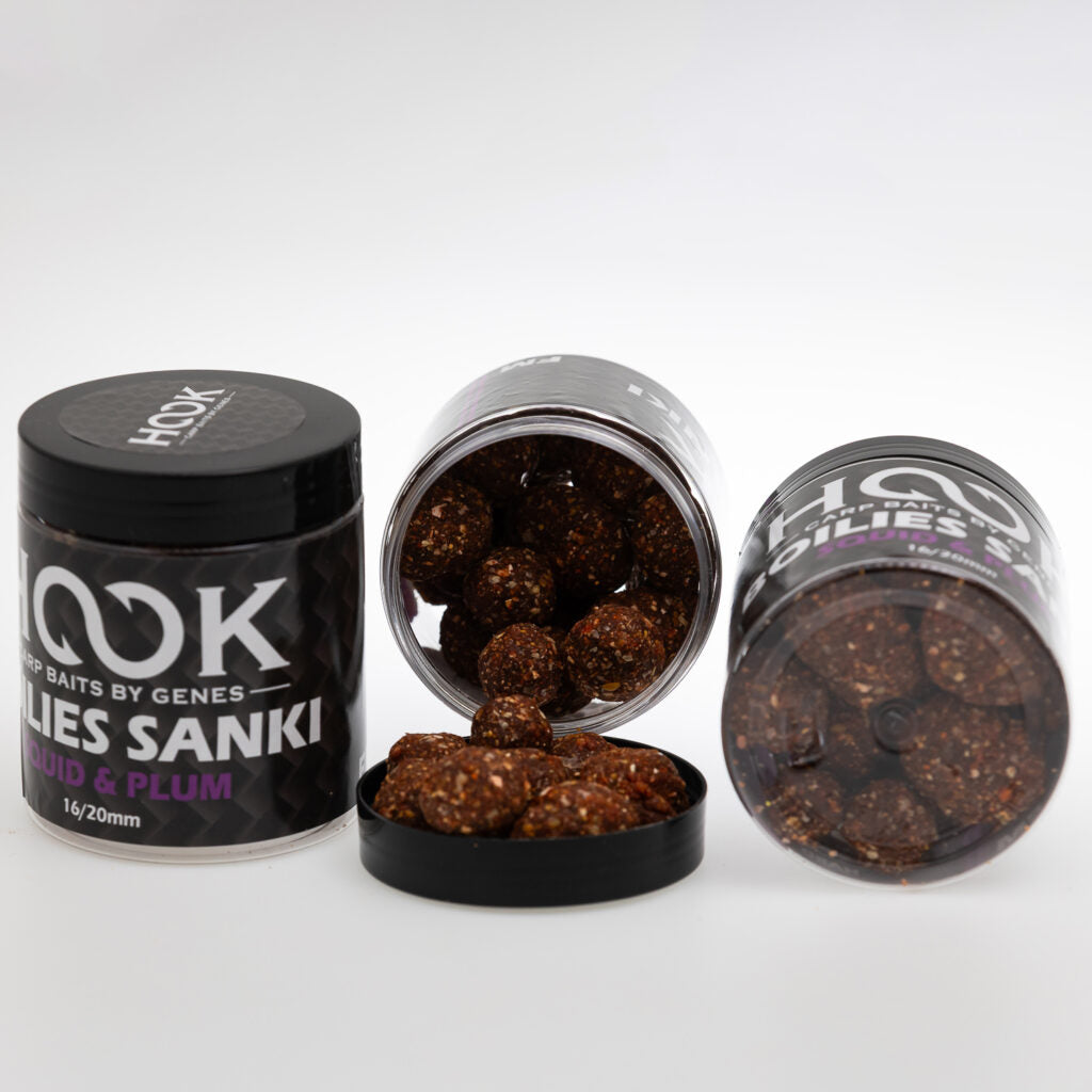 BOILIES DE CARLIG GLAZURAT – SANKY 250ML SQUID & PLUM