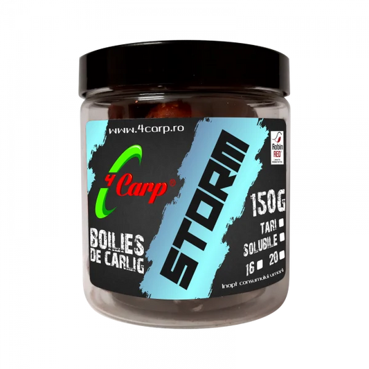 Boilies Fiert de Carlig 4Carp Storm, Squid&Fructe de Padure, 20mm 150g