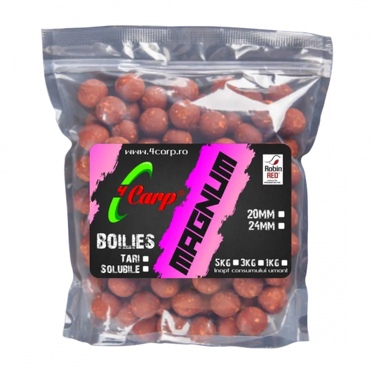 Boilies Fiert 4Carp Magnum, Squid&Capsuna, 1kg 20mm