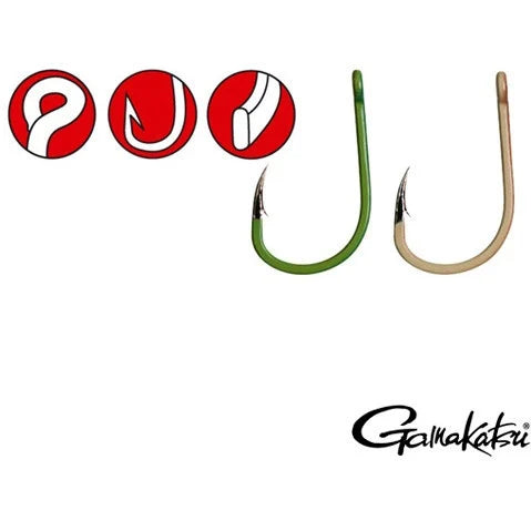 Carlige Gamakatsu A1 G-Carp Special, Camo Green,nr.4  10buc/plic