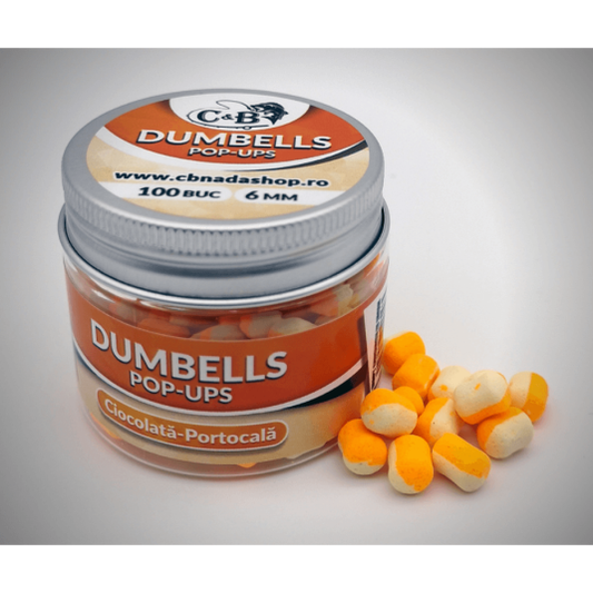 Dumbells C&B Pop-Ups Ciocolata Portocala 6mm