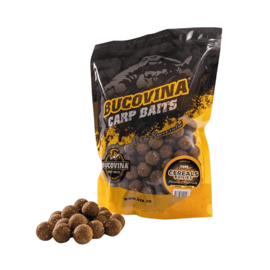 Boilies Bucovina Baits Tare Cereals Boilies Porumb & Tiger Nuts, 20mm, 800g