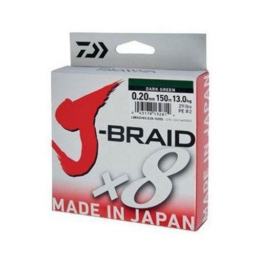 Fir Textil Daiwa J-Braid X8 Dark Green 0.28mm 300m