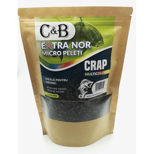 Pelete C&B Extra Nor Micro Multicolor 2-4-6mm 1kg