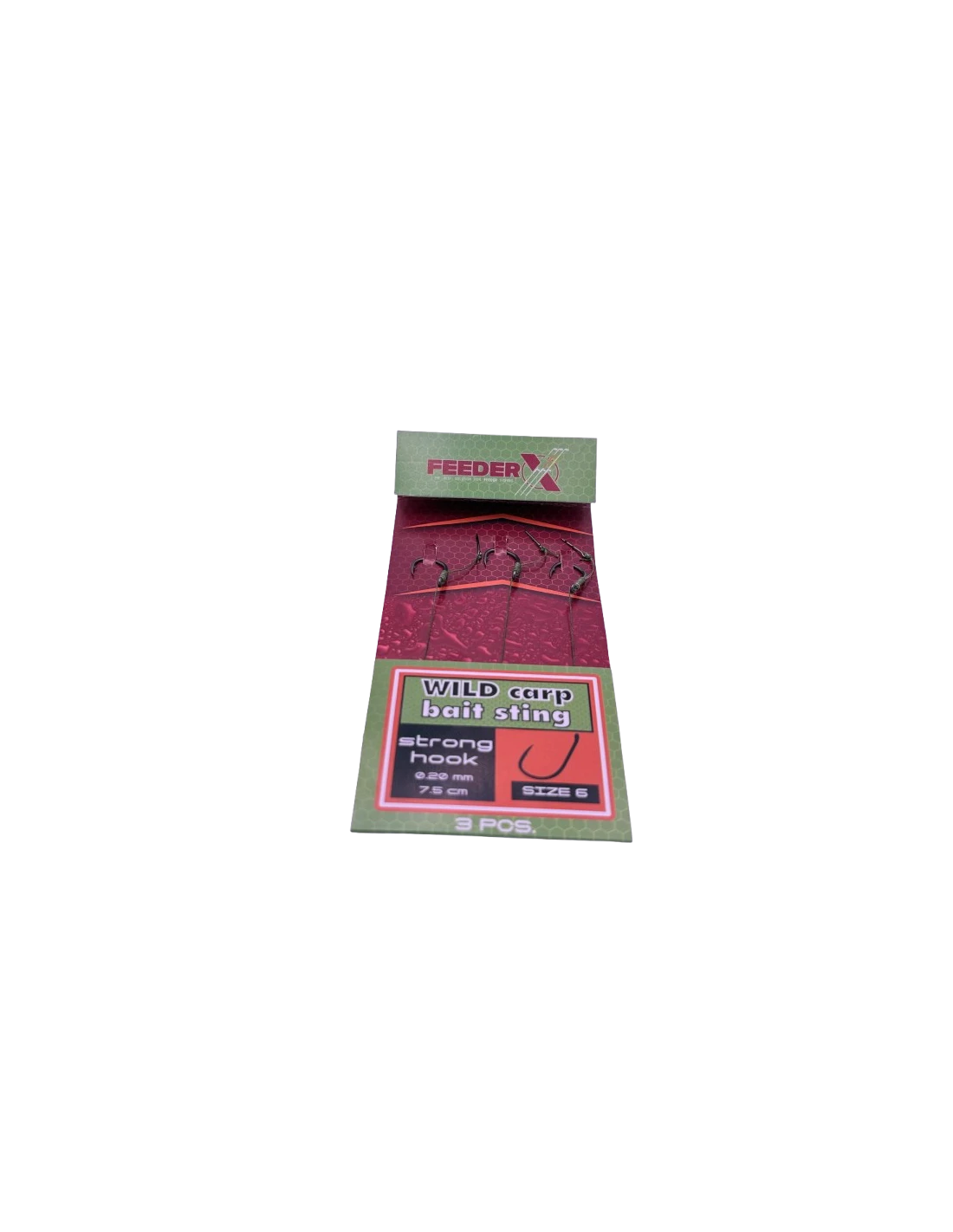 FeederX - Carlige legate FeederX Wild Carp Hook Bait Sting nr.8