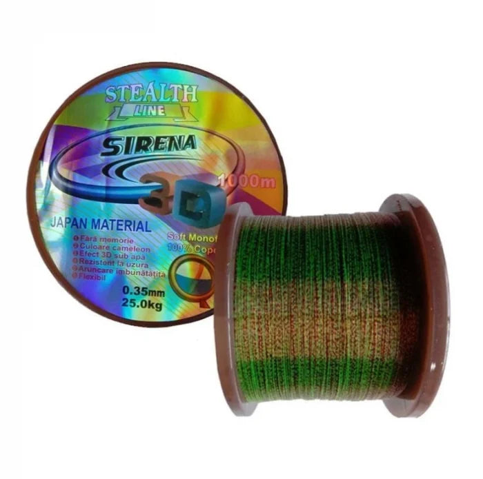 FIR MONOFILAMENT SIRENA 3D 0.40mm 1000M