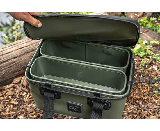 Geanta Korum Eva Tackle & Bait Station, 38x22x20cm