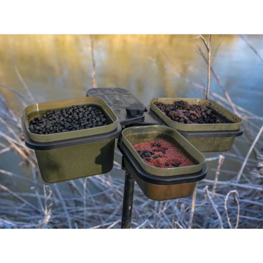 Suport pentru cutii momeala Korum Compact Bait Waiter Set
