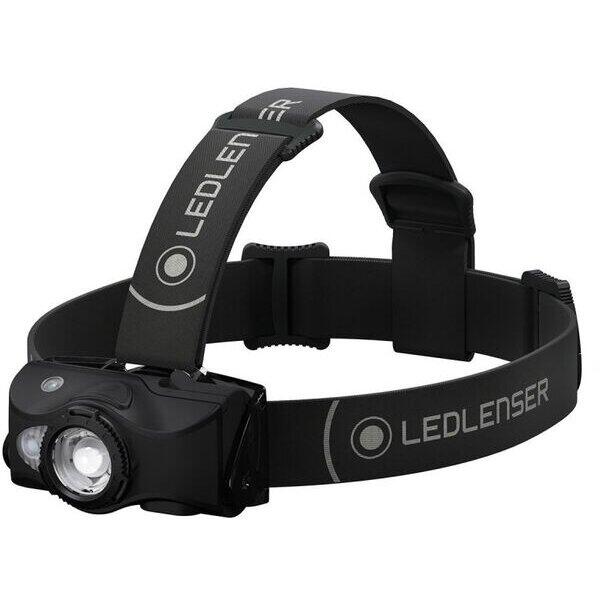 LEDLENSER LANTERNA CAP MH8 BLACK-BLACK 600LM+ACUM+USB