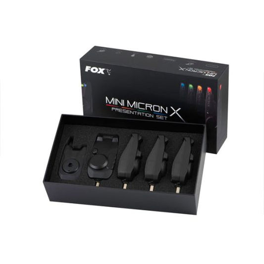 Set 4 senzori electronici Fox Mini Micron X + statie Fox Mini Micron X Receiver