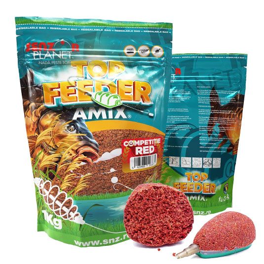 Senzor Planet  Top Feeder Amix Competitie Red, 1kg