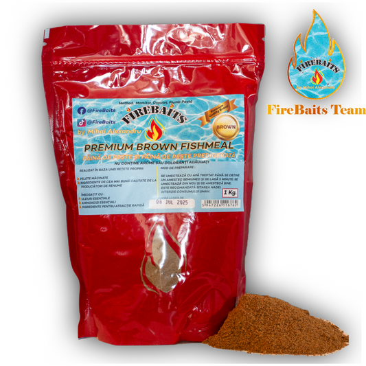 FIRE BAITS PREMIUM BROWN FISHMEAL 1KG