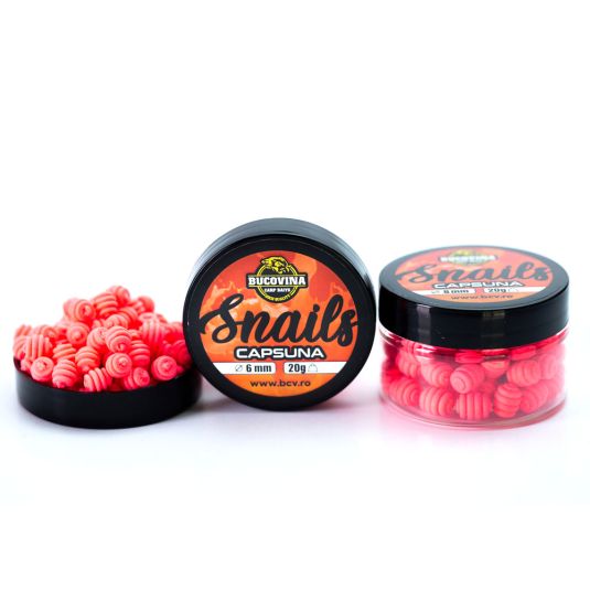 Wafters Bucovina Baits Snails Capsuna, 6mm, 20g