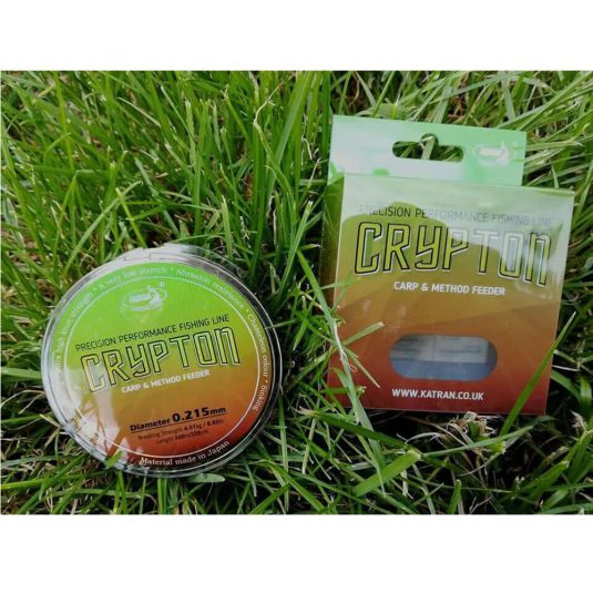 Fir Monofilament Katran Crypton Carp & Method Feeder, Moss Green, 0.203mm, 7.50lb/3.40kg, 300m